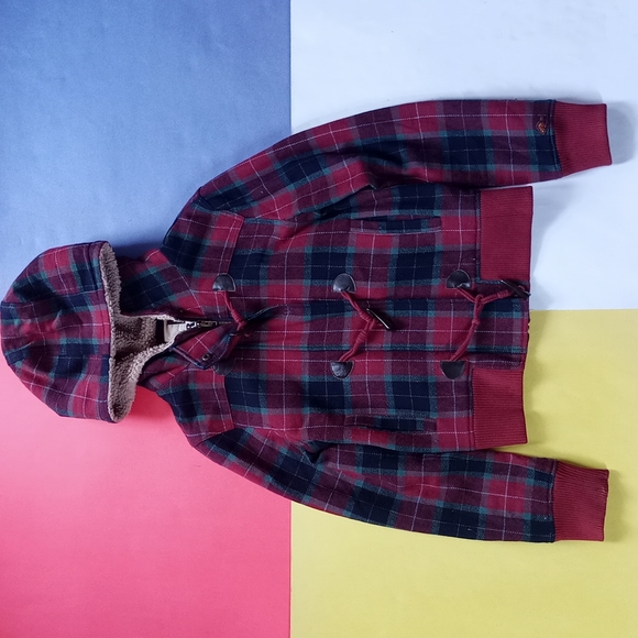 Exclusive Women’s Roots Woodsman Scottish Plaid Tartan Wool Coat